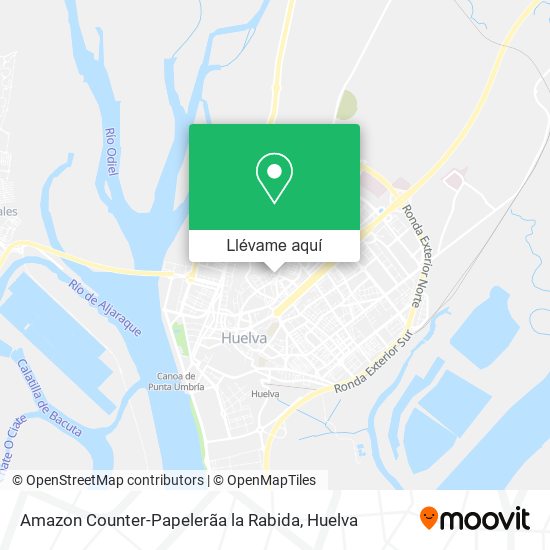 Mapa Amazon Counter-Papelerãa la Rabida
