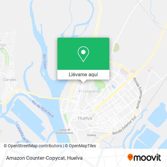 Mapa Amazon Counter-Copycat