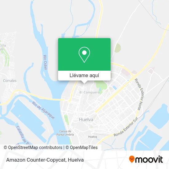 Mapa Amazon Counter-Copycat