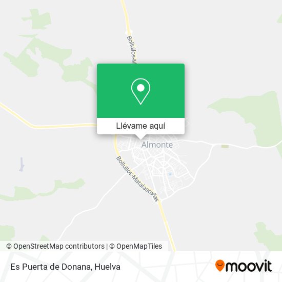 Mapa Es Puerta de Donana