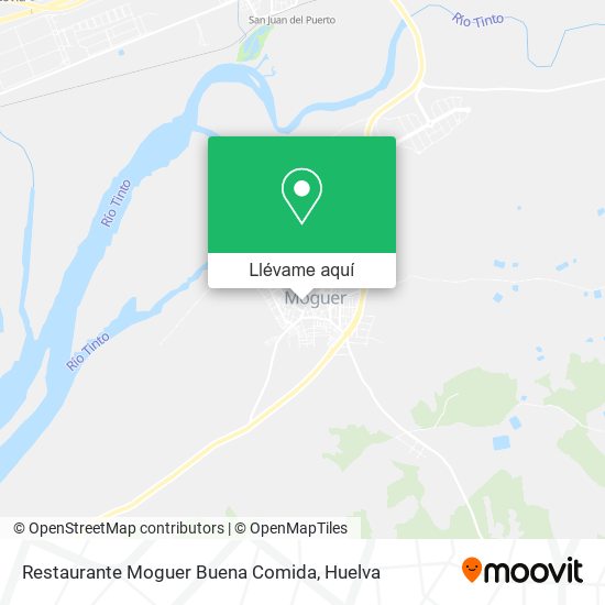 Mapa Restaurante Moguer Buena Comida