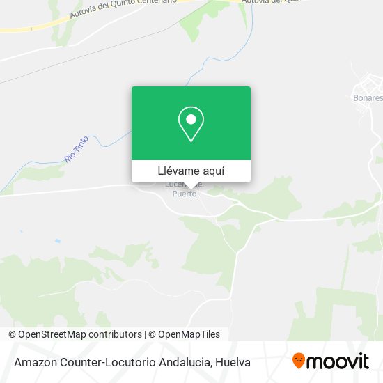Mapa Amazon Counter-Locutorio Andalucia