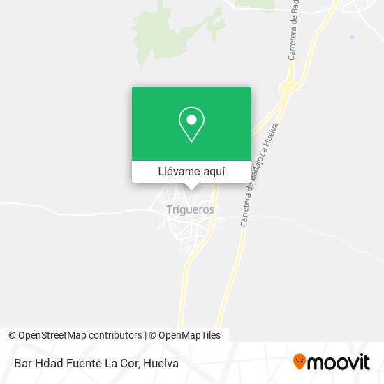 Mapa Bar Hdad Fuente La Cor