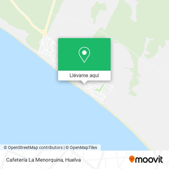 Mapa Cafetería La Menorquina