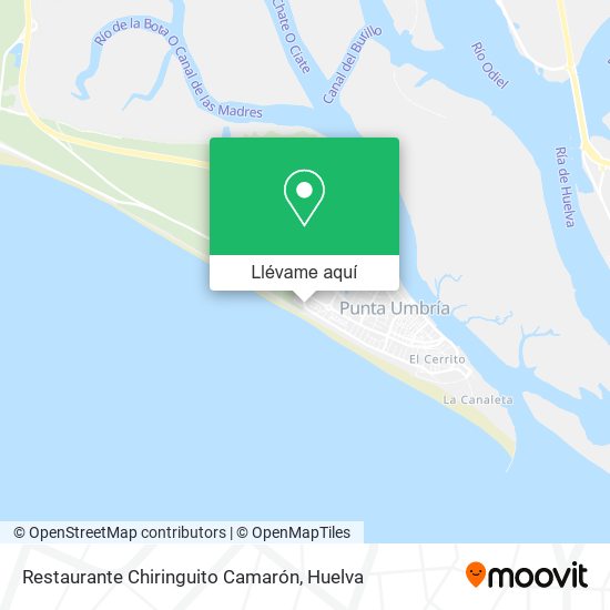 Mapa Restaurante Chiringuito Camarón
