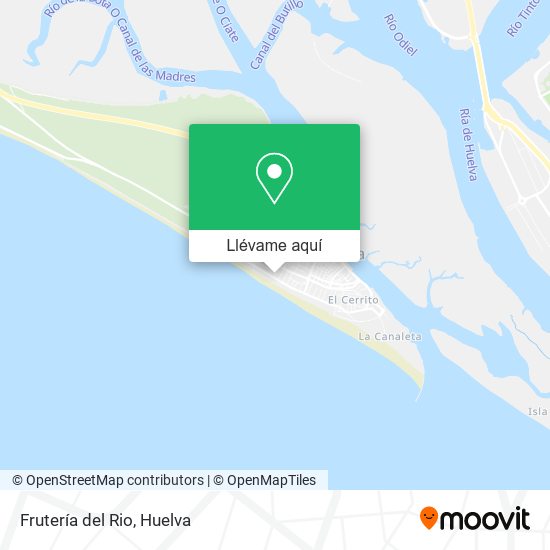 Mapa Frutería del Rio