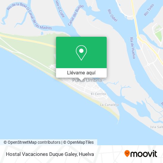 Mapa Hostal Vacaciones Duque Galey