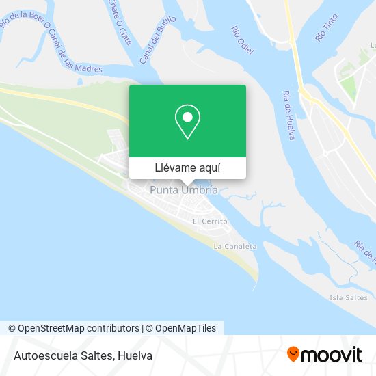 Mapa Autoescuela Saltes