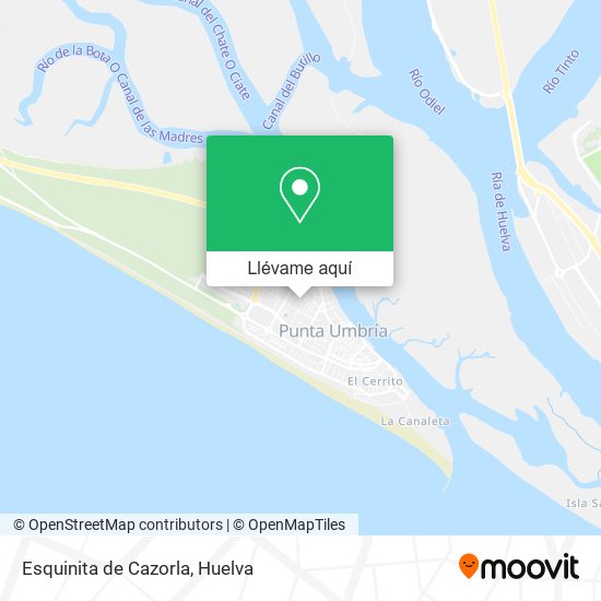 Mapa Esquinita de Cazorla