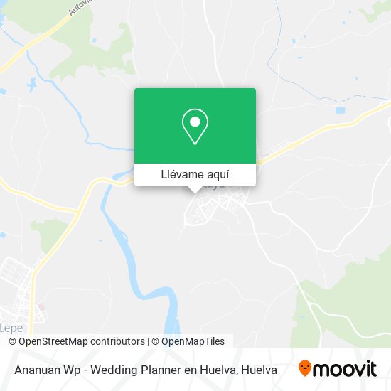 Mapa Ananuan Wp - Wedding Planner en Huelva