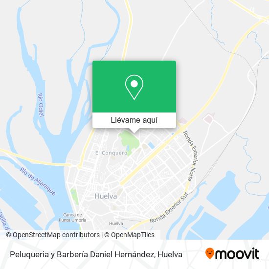 Mapa Peluqueria y Barbería Daniel Hernández