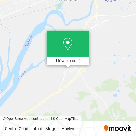 Mapa Centro Guadalinfo de Moguer