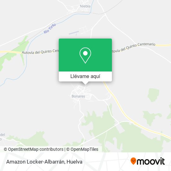 Mapa Amazon Locker-Albarrán