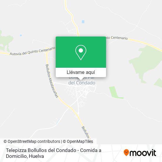 Mapa Telepizza Bollullos del Condado - Comida a Domicilio