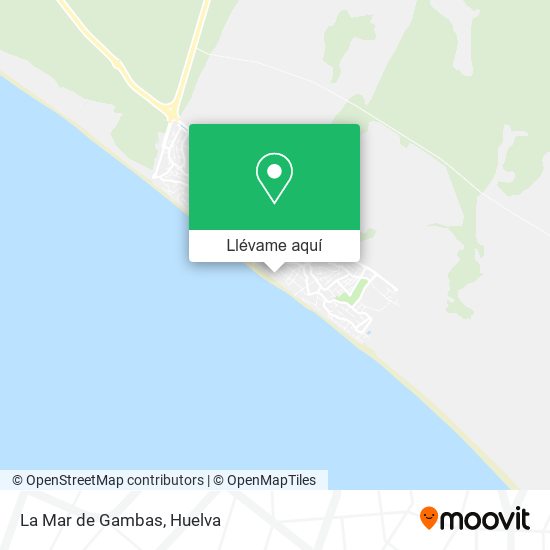 Mapa La Mar de Gambas