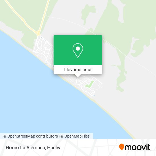 Mapa Horno La Alemana