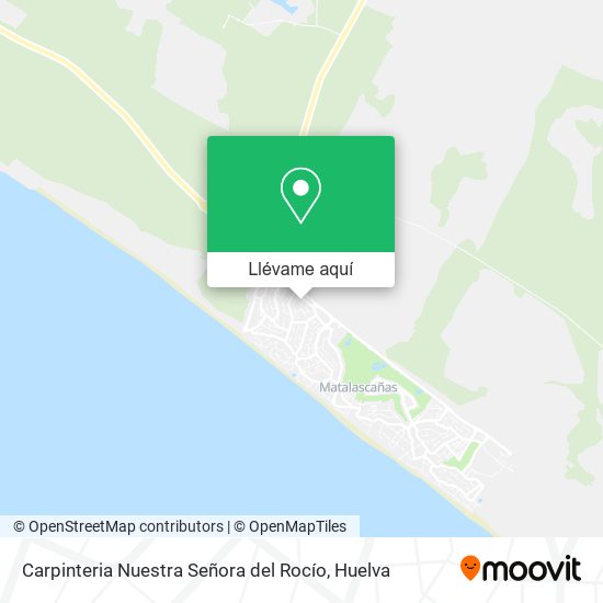 Mapa Carpinteria Nuestra Señora del Rocío