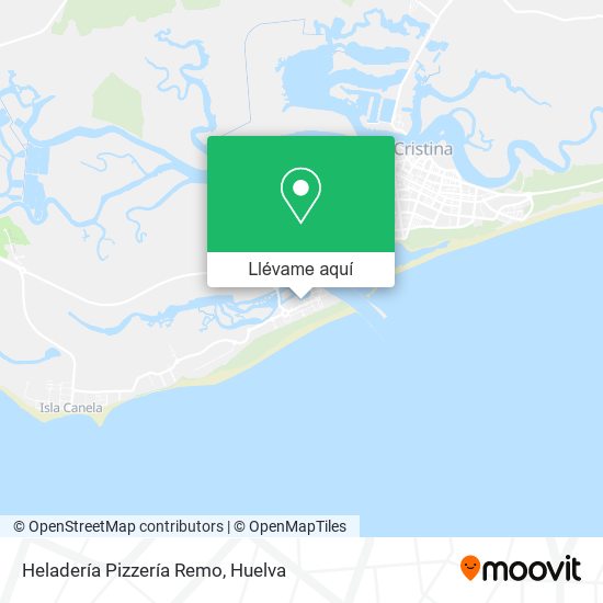 Mapa Heladería Pizzería Remo