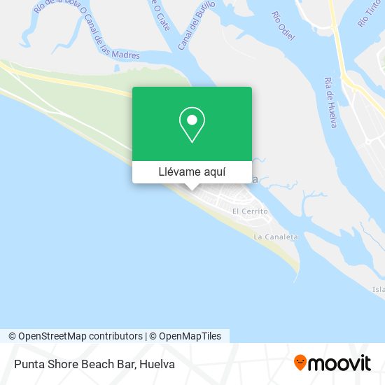 Mapa Punta Shore Beach Bar