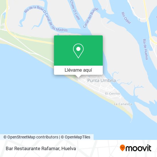 Mapa Bar Restaurante Rafamar
