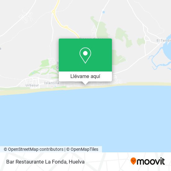 Mapa Bar Restaurante La Fonda