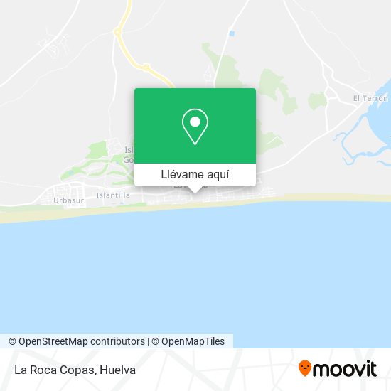 Mapa La Roca Copas