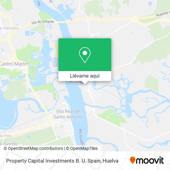 Mapa Property Capital Investments B. U. Spain