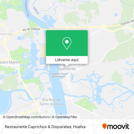 Mapa Restaurante Caprichos & Disparates