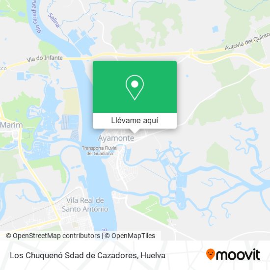 Mapa Los Chuquenó Sdad de Cazadores