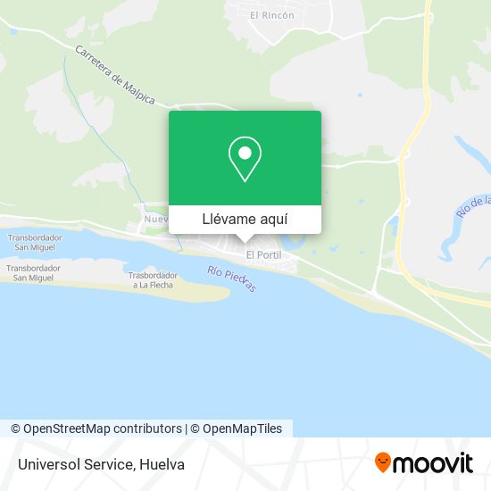 Mapa Universol Service