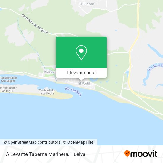 Mapa A Levante Taberna Marinera
