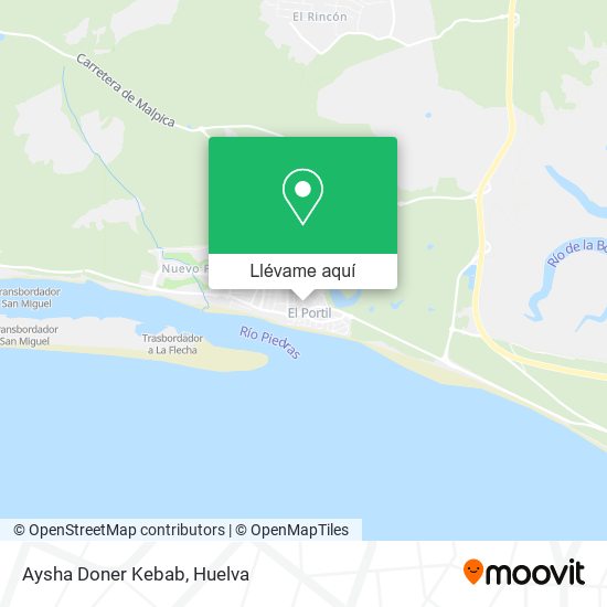 Mapa Aysha Doner Kebab