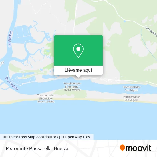 Mapa Ristorante Passarella