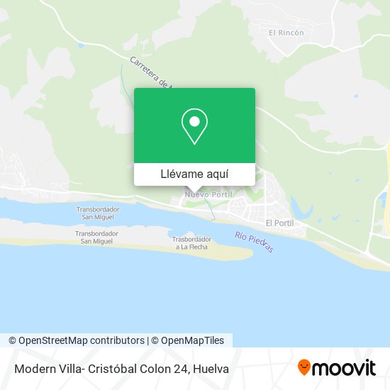 Mapa Modern Villa- Cristóbal Colon 24