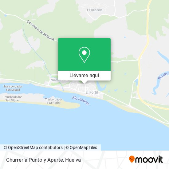 Mapa Churrería Punto y Aparte