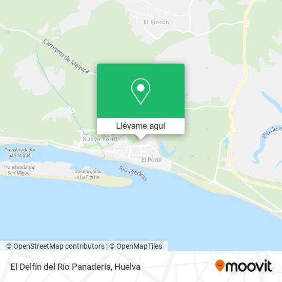 Mapa El Delfín del Río Panadería