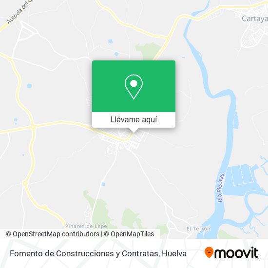 Mapa Fomento de Construcciones y Contratas