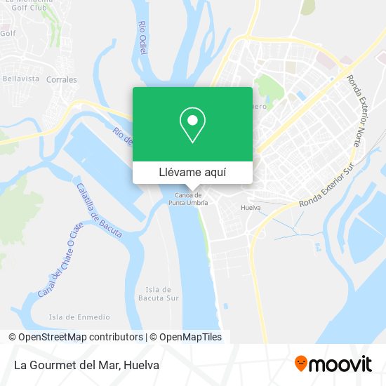 Mapa La Gourmet del Mar