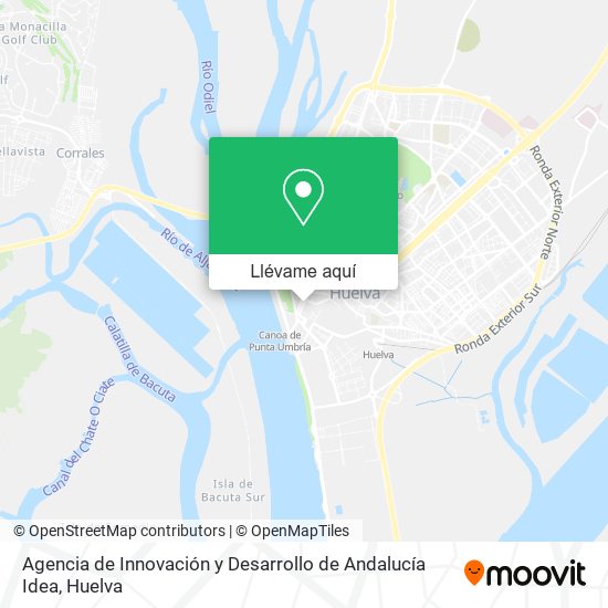Mapa Agencia de Innovación y Desarrollo de Andalucía Idea