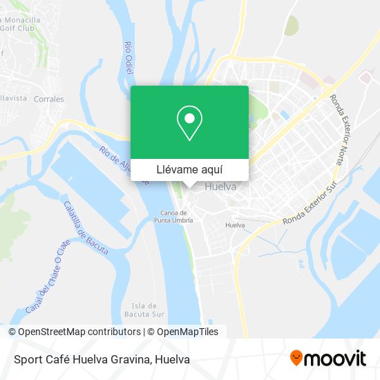 Mapa Sport Café Huelva Gravina