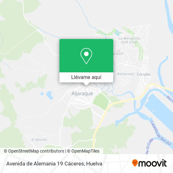 Mapa Avenida de Alemania 19 Cáceres