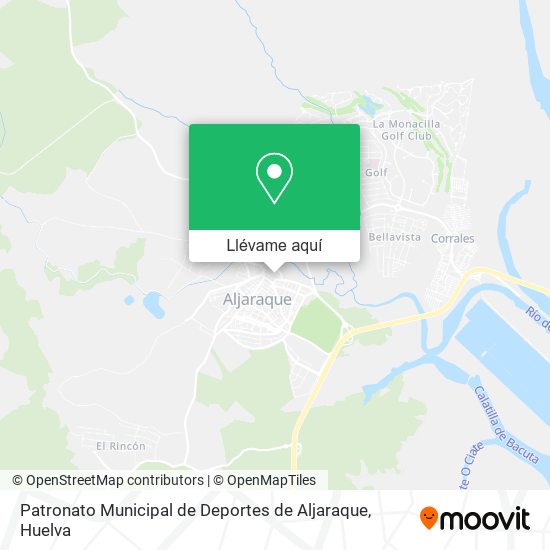 Mapa Patronato Municipal de Deportes de Aljaraque
