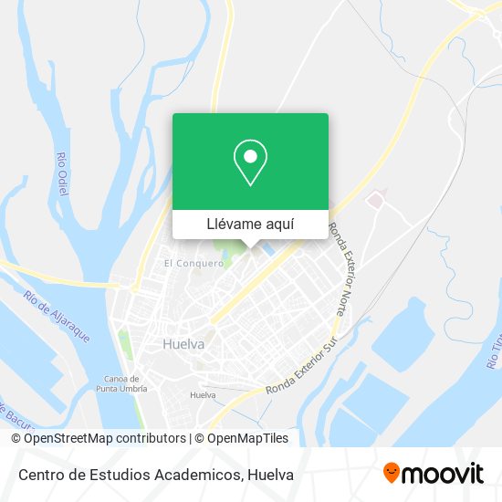 Mapa Centro de Estudios Academicos