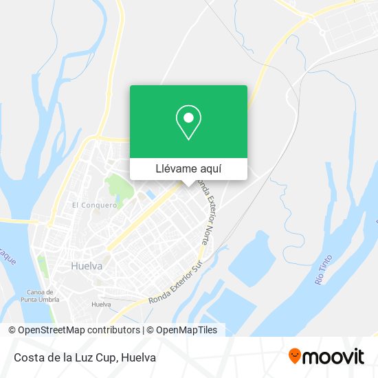 Mapa Costa de la Luz Cup
