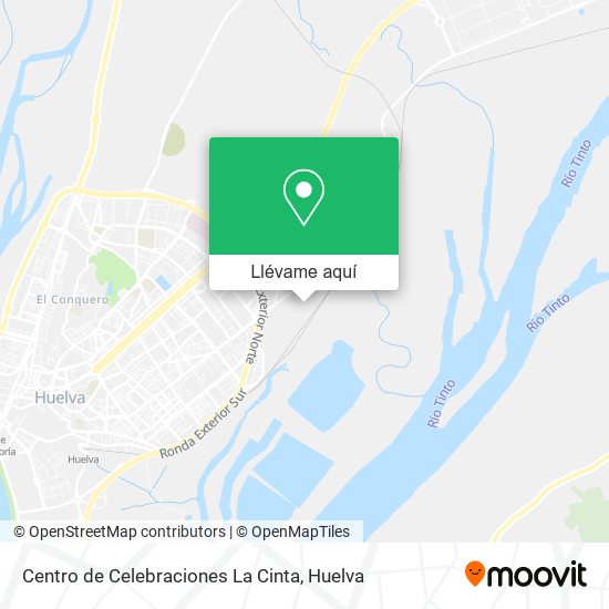 Mapa Centro de Celebraciones La Cinta