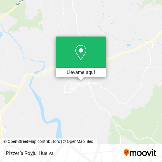 Mapa Pizzería Royju