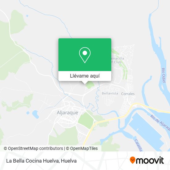 Mapa La Bella Cocina Huelva