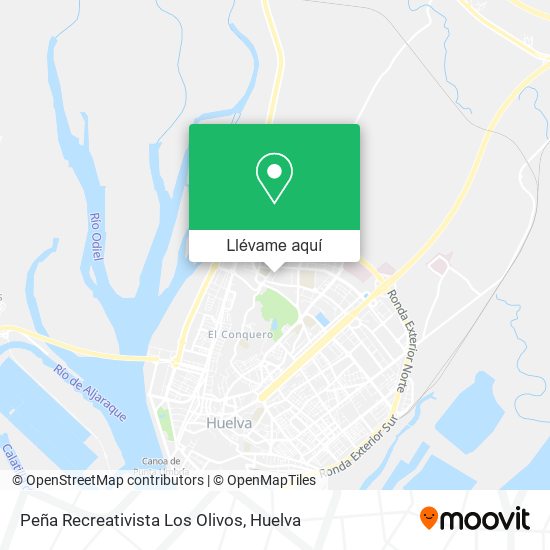 Mapa Peña Recreativista Los Olivos