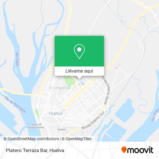 Mapa Platero Terraza Bar