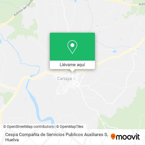 Mapa Cespa Compañía de Servicios Publicos Auxiliares S
